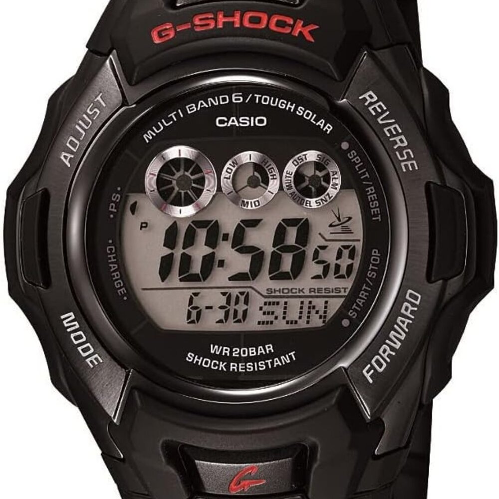 Casio G-Shock Tough Solar Men's Atomic World Time 46mm Digital Watch GWM530A